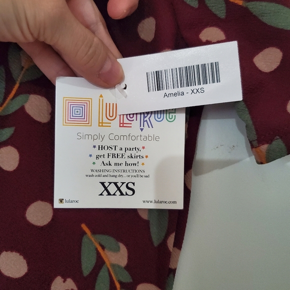 NWT Lularoe Amelia Dress - Picture 4 of 9